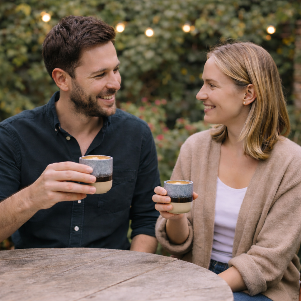 Керамична чаша за кафе/еспресо DéVi Nordic Grey