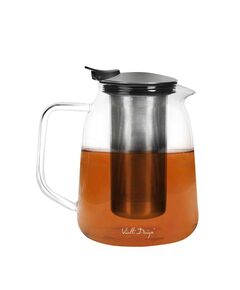 Чайник с цедка боросиликатно стъкло vialli design vita 800ml