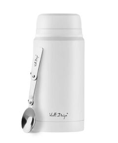 Термос за храна vialli design fuori 750ml с лъжичка бял