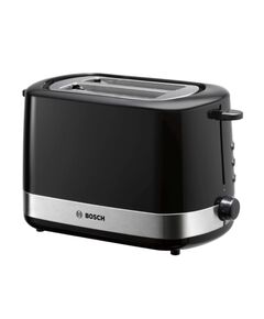 Тостер bosch compact toaster 800 w black