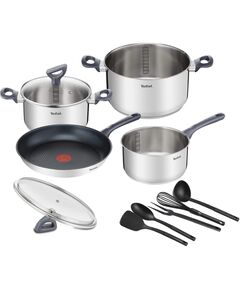 Комплект тигани и тенджери, tefal daily cook set 11 части