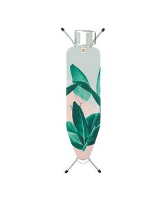 Маса за гладене brabantia b 124x38cm с поставка за ютия, tropical leaves