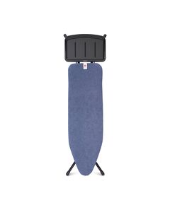 Маса за гладене brabantia b 124x38cm с поставка за парогенератор, denim blue