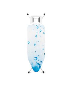 Маса за гладене brabantia c 124x45cm с масивна поставка за ютия, ice water