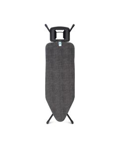 Маса за гладене brabantia c 124x45cm с масивна поставка за ютия, denim black