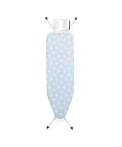 Маса за гладене brabantia b 124x38cm с поставка за ютия, fresh breeze