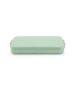 Кутия за обяд brabantia make&take 1.1l, jade green, плоска