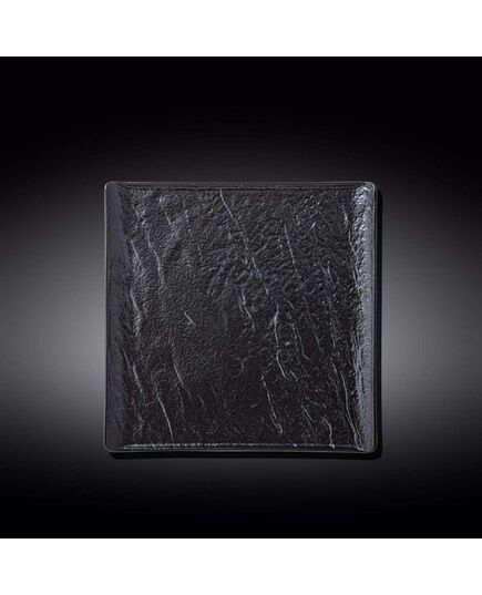 Основна чиния wilmax slatestone black 21.5х21.5см