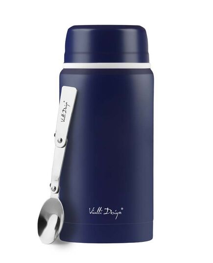 Термос за храна vialli design fuori 750ml с лъжичка морско син