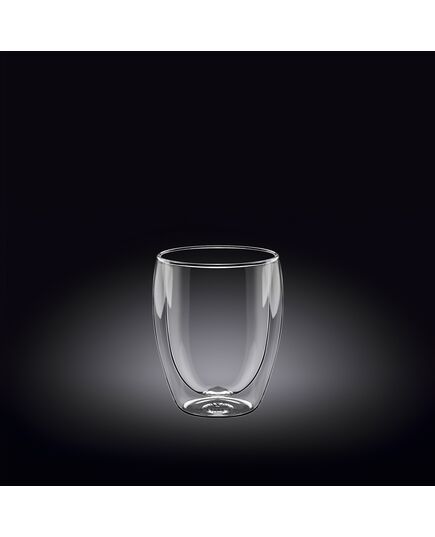 Двустенна чаша за кафе 100ml, wilmax thermo glass