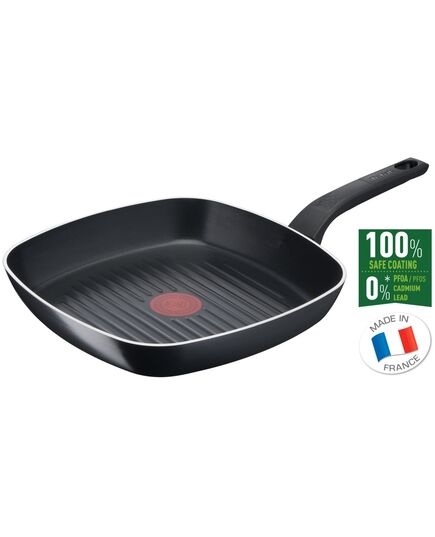 Грил тиган tefal simply clean grill frypan b 26x26