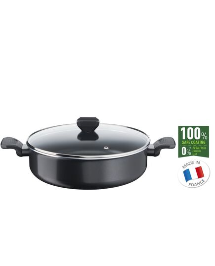 Плитък тиган tefal simply clean shallowpan 28