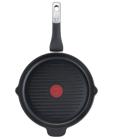 Грил тиган tefal unlimited grillpan round 26