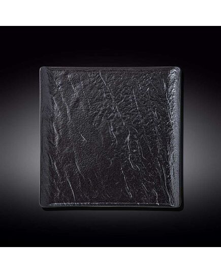 Плато wilmax slatestone black, 27х27см