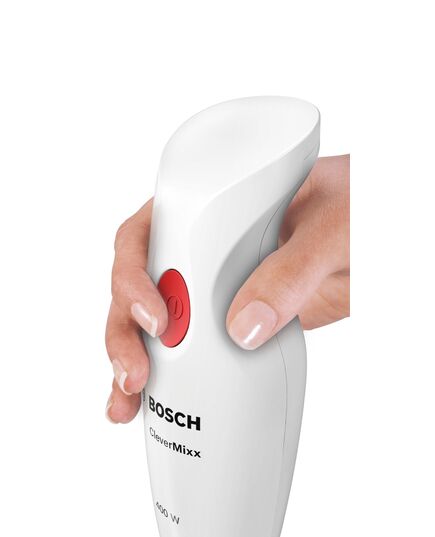 Пасатор bosch clevermixx 400 w white and deep red + jug