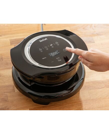 Уред за здравословно готвене tefal extra crisp lid black ee