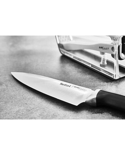 Нож,tefal set knife+sharpener eversharp