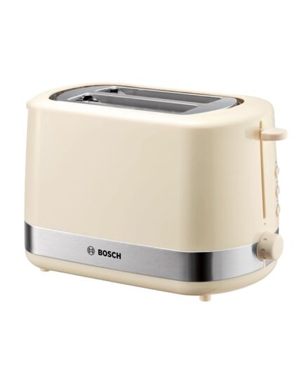 Тостер bosch compact toaster 800 w beige