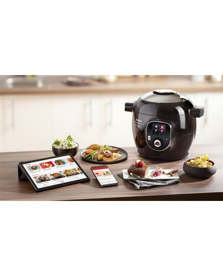 Мултикукър tefal cook4me connect 6l, black