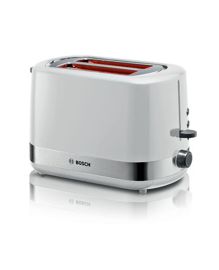 Тостер bosch compact toaster plastic white