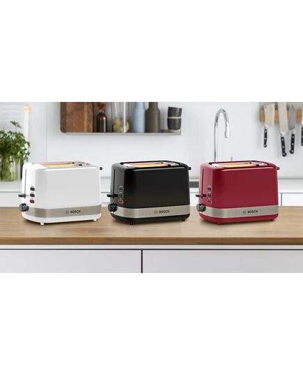 Тостер bosch compact toaster plastic white