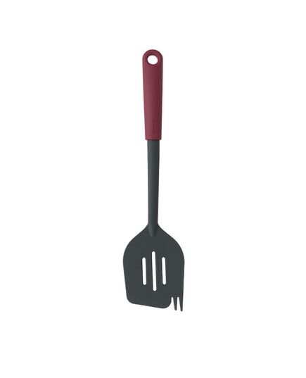 Шпатула за готвене и сервиране brabantia tasty+ aubergine red, 2 в 1