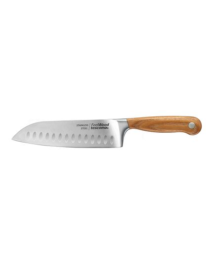 Нож японски tescoma feelwood santoku 17cm