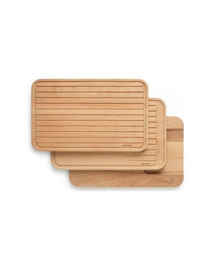 Комплект дъски за рязане brabantia profile wooden 40x25cm 3 броя