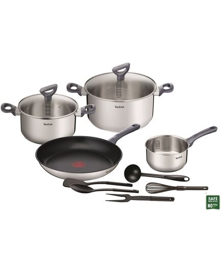 Комплект тигани и тенджери, tefal daily cook set 11 части