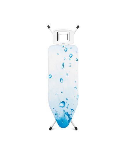 Маса за гладене brabantia c 124x45cm с масивна поставка за ютия, ice water