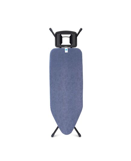 Маса за гладене brabantia c 124x45cm с масивна поставка за ютия, denim blue