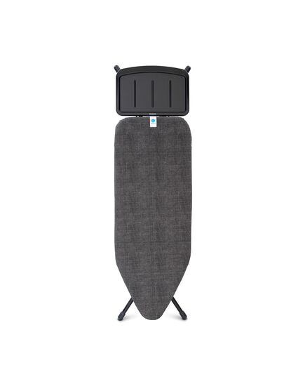 Маса за гладене brabantia c 124x45cm с поставка за парогенератор, denim black