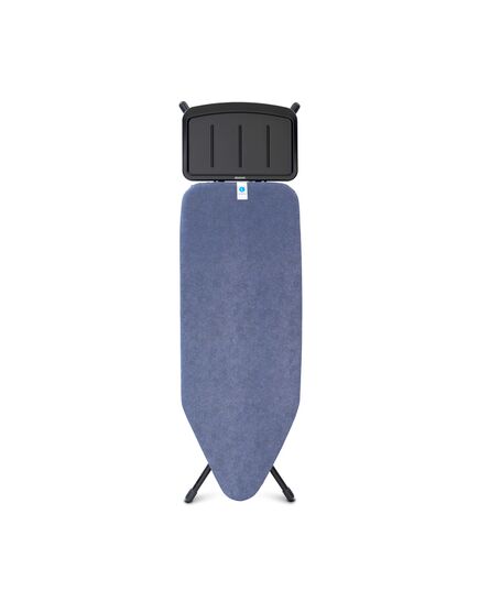 Маса за гладене brabantia c 124x45cm с поставка за парогенератор, denim blue