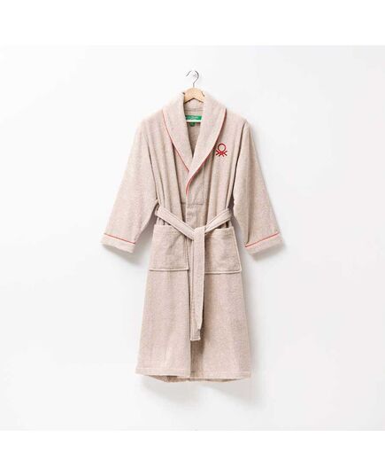 Халат за баня benetton neutral l/xl бежов