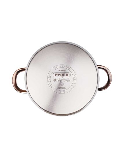 Комплект тенджери pyrex cooper 8 части