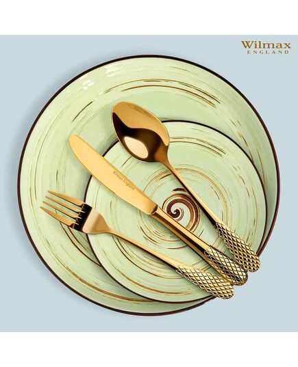 Основна чиния wilmax spiral pistachio 25.5см