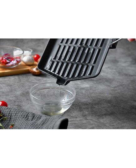 Грил тиган bergner bbq 34.3х20.4х2см чугун