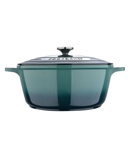 Тенджера с капак bergner excalubur green 28х12см