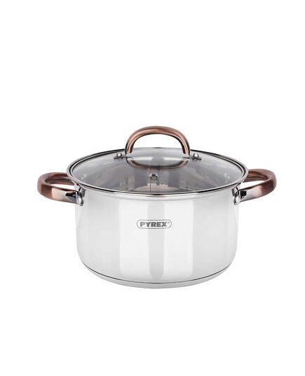 Комплект тенджери pyrex cooper 8 части