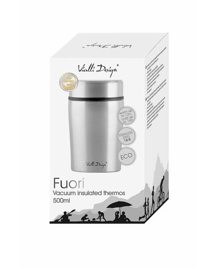 Термос за храна vialli design fuori 500ml инокс