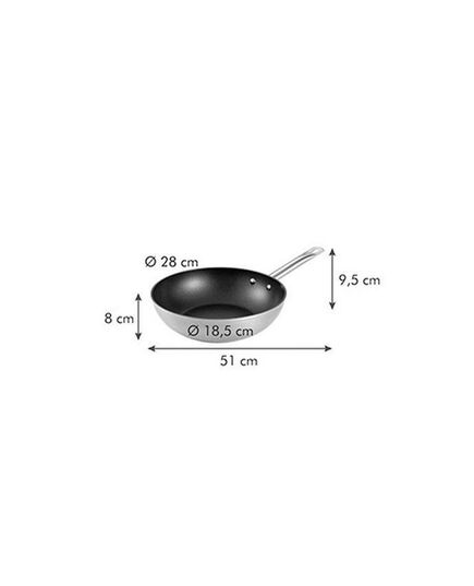 Тиган уок с дълга дръжка tescoma grandchef ø28cm