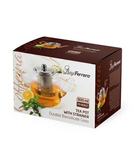 Чайник с цедка luigi ferrero coffeina fr-8082т 800ml