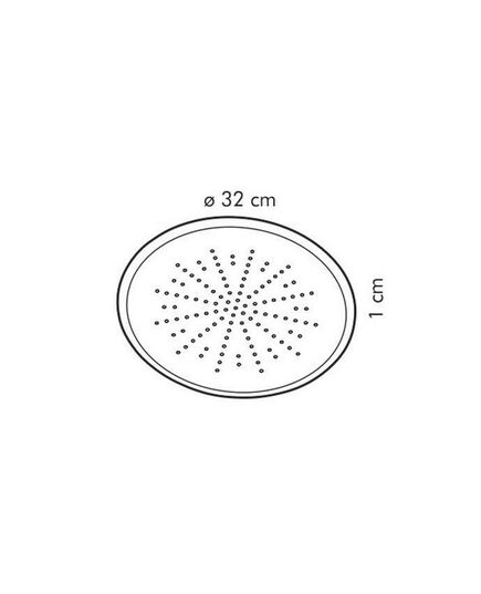 Тава перфорирана за пица tescoma delicia ø32cm