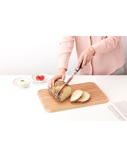 Дъска за рязане brabantia profile wooden 40x25cm, за хляб