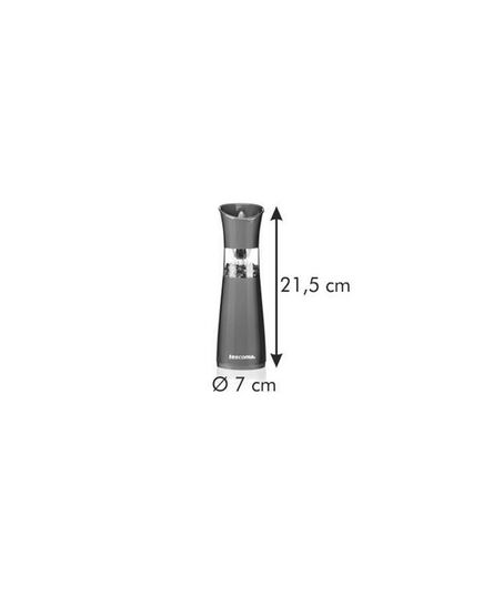 Мелничка електрическа за сол tescoma vitamino, черна
