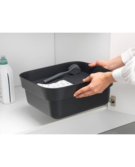 Купа за миене и отцеждане brabantia sinkside dark grey