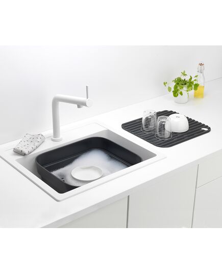 Купа за миене и отцеждане brabantia sinkside dark grey