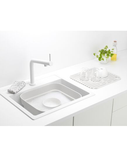 Купа за миене и отцеждане brabantia sinkside light grey