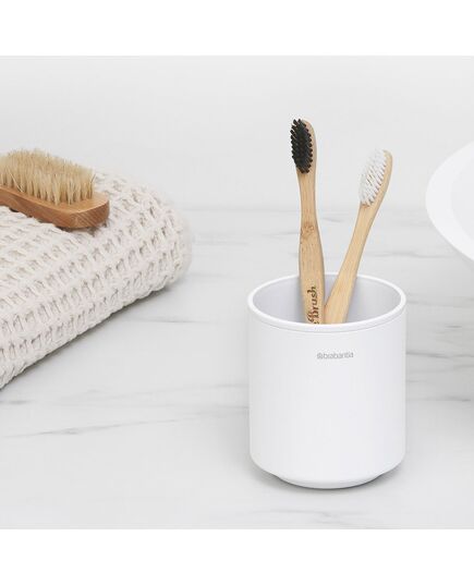 Стойка за четки за зъби brabantia mindset mineral fresh white