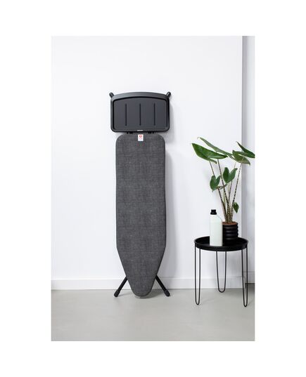 Маса за гладене brabantia b 124x38cm с поставка за парогенератор, denim black